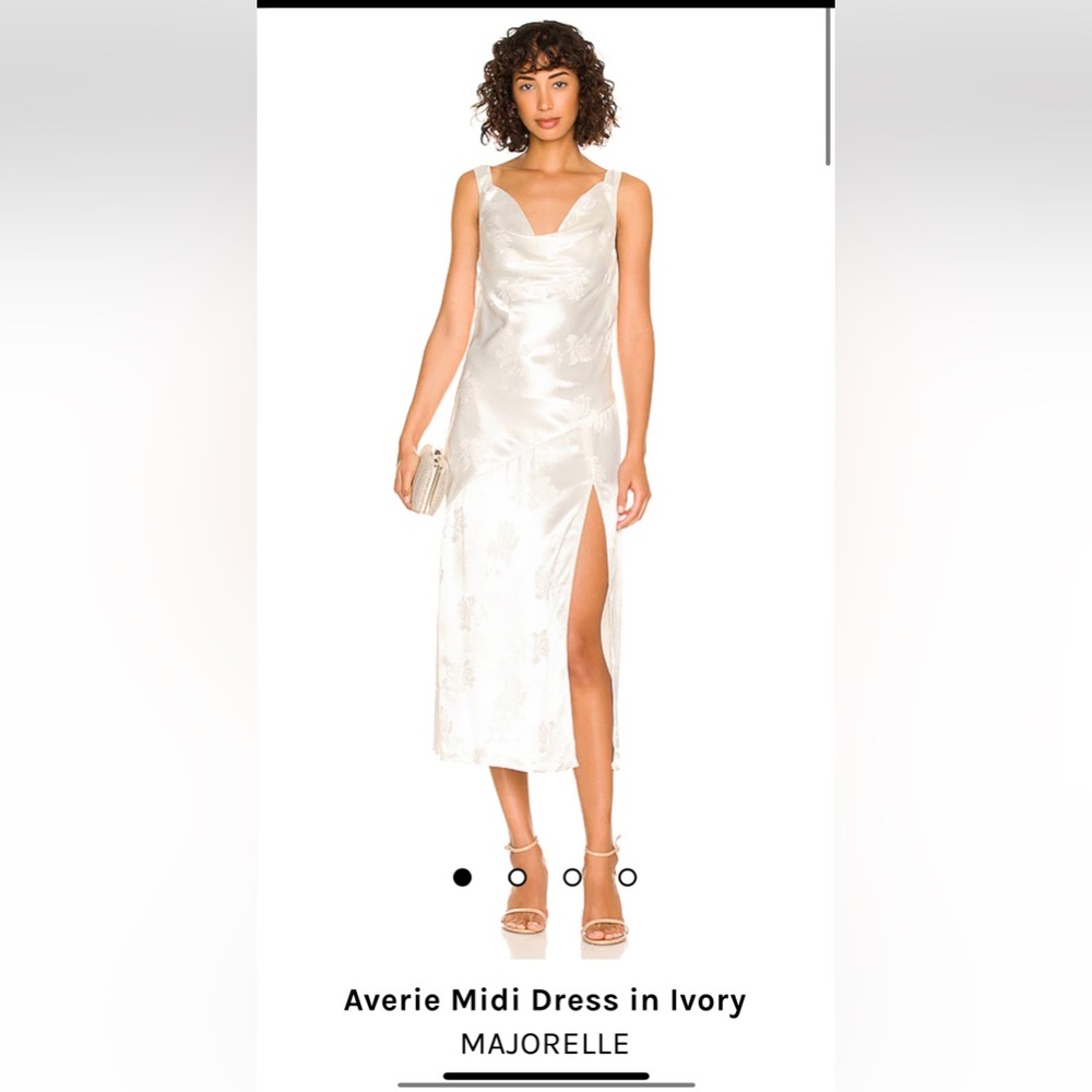 Majorelle Averie Midi Dress in Ivory